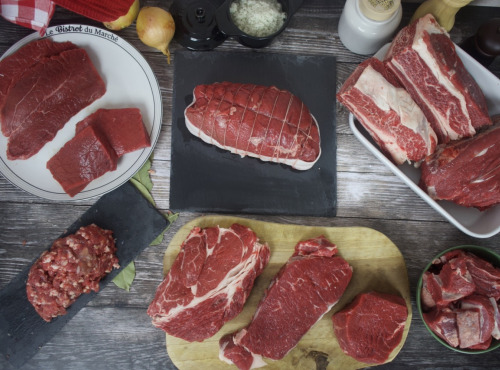 Nature et Régions - Colis classique de boeuf Charolais - 10 kg