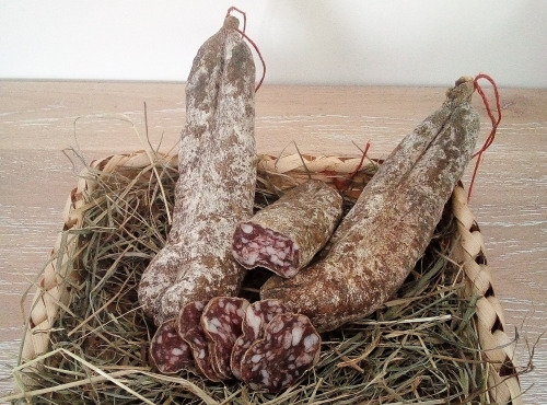 Ferme AOZTEIA - Saucisson Fermier De Porc Basque Kintoa