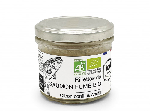 ÏOD - Rillettes de Saumon fumé Bio au citron confit & aneth