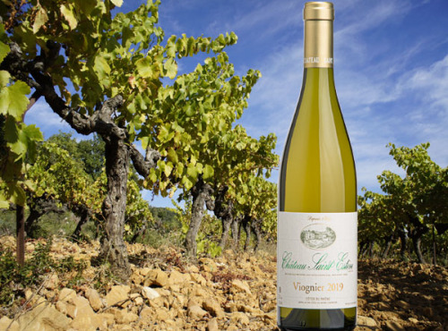 Château Saint Estève d'Uchaux - Viognier 100% Blanc Sec 2021 Anciennes Variétés AOP Côtes du Rhône