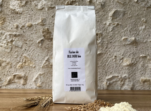 Ferme du Chat Blanc - Farine de Blé Dur Bio - 1kg