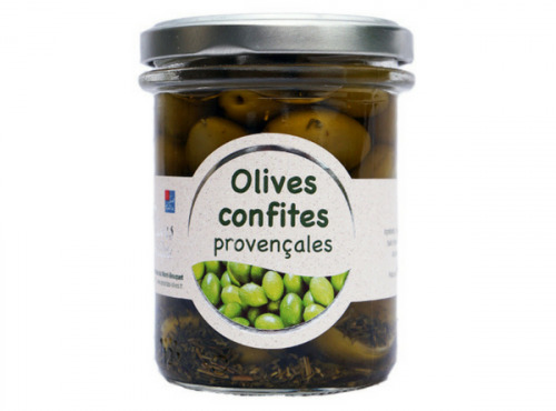 Les amandes et olives du Mont Bouquet - Olives confites à la provencale 165g