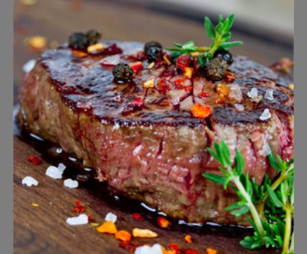 Nature et Régions - Steak mariné aux 3 poivres - 8 x 130g