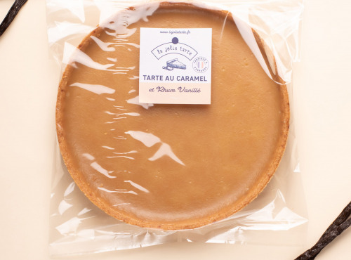 La Jolie Tarte - Tarte au caramel et rhum vanillé - 600g