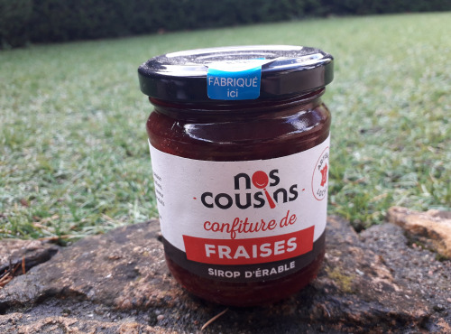 Nos cousins Conserverie - Confiture De Fraise - Sirop D'érable 240g