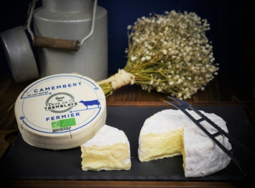 Ferme de La Tremblaye - Camembert Fermier Bio au Lait Entier 250g