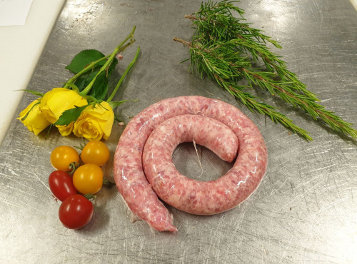 La Ferme du Montet - [SURGELE] BARBECUE - GRILLADE - Saucisse de TOULOUSE - Nature - Porc Noir Gascon