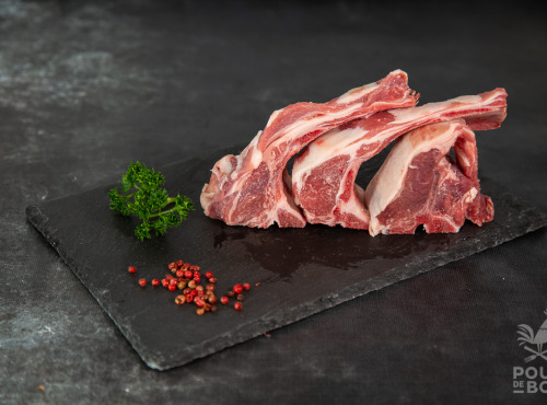 Nature viande - Domaine de la Coutancie - Côtelettes d'agneau de Dordogne  (race Lacaune) - 500g