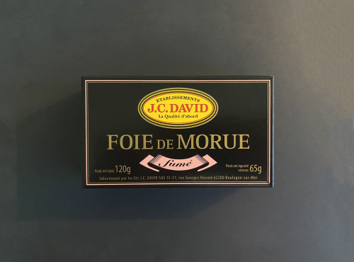 Etablissements JC David - Foie de Morue 120g