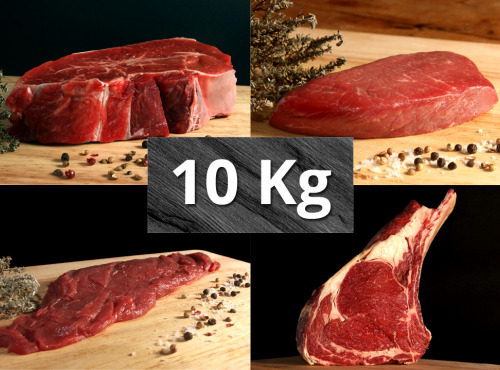 Le Goût du Boeuf - Colis de viande 100% Bœuf Sélection Aubrac 10kg