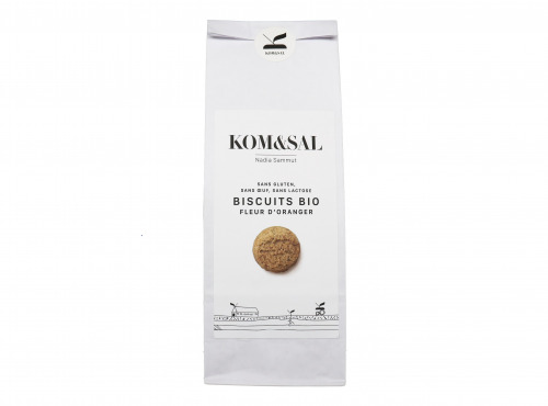 Kom&sal - Biscuits fleur d'oranger - 120g