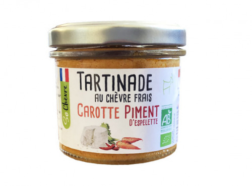 Fromagerie Seigneuret - Tartinade Au Chèvre Frais - Carotte Et Piment D'espelette 90g