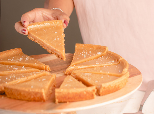 La Jolie Tarte - Tarte au caramel et à la fleur de sel de Guérande - 600g