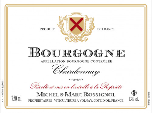 Domaine Michel & Marc ROSSIGNOL - Bourgogne Chardonnay 2019