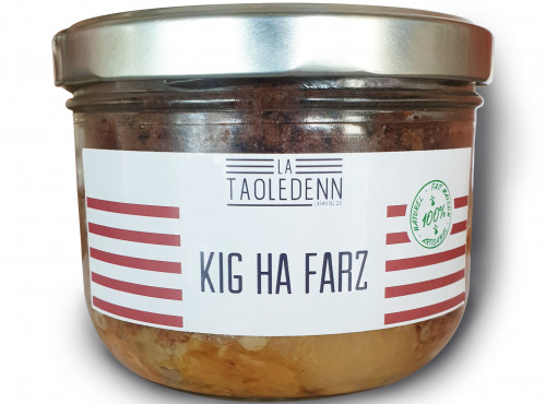 La Chikolodenn - Kig Ha Farz, La Potée Bretonne Avec Le Farz Au Sarrasin Et De La Poitrine, Plat Individuel 280g