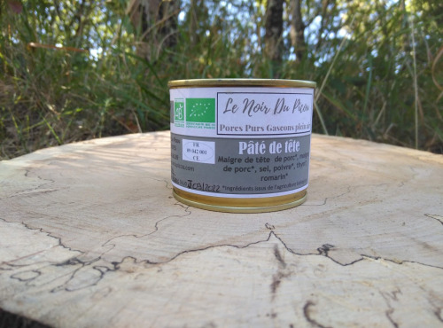 Le Noir du Picou Elodie Ribas - Pâté de Tête de Porc Gascon Bio