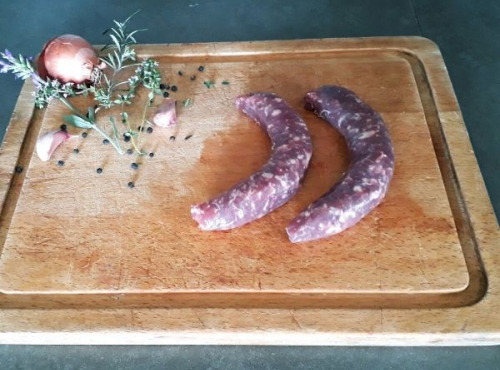 La ferme de Rustan - Saucisse de Veau d'Aveyron et du Ségala IGP et Label Rouge 2 Kg