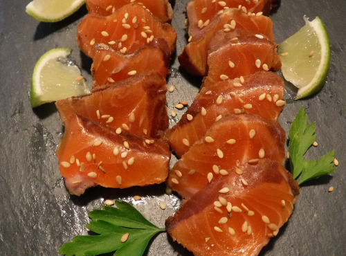 La Ferme du Ciron - Tataki De Truite  Au Floc De Gascogne 100g