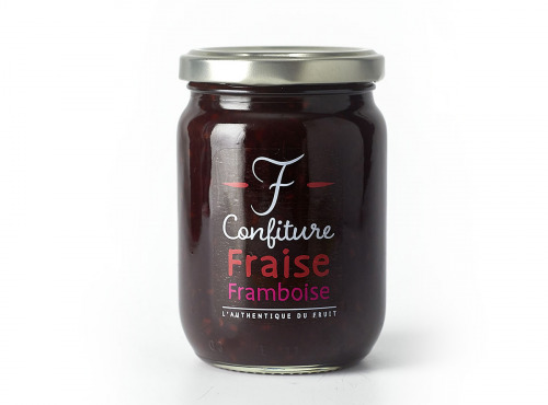 La Fraiseraie - Confiture Fraise-framboise 345g