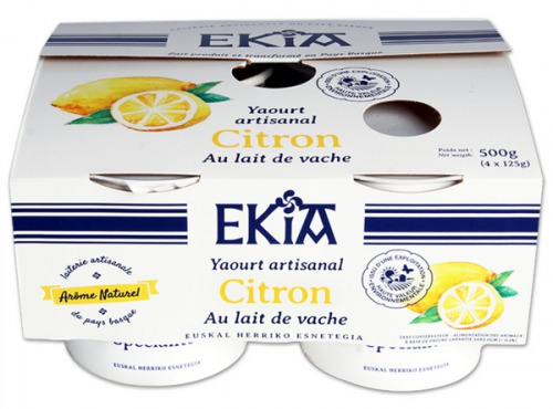 Bastidarra – Ekia - Yaourt Citron 4*125 gr