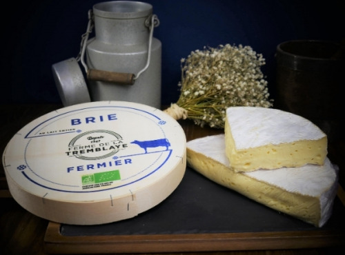 Ferme de La Tremblaye - Brie Fermier Bio Au Lait Entier 1kg