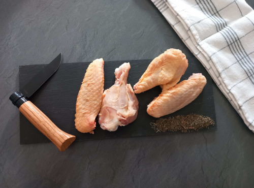 La Ferme de Charnioux - Ailettes (type Wings) de poulet élevé en plein air - 250g