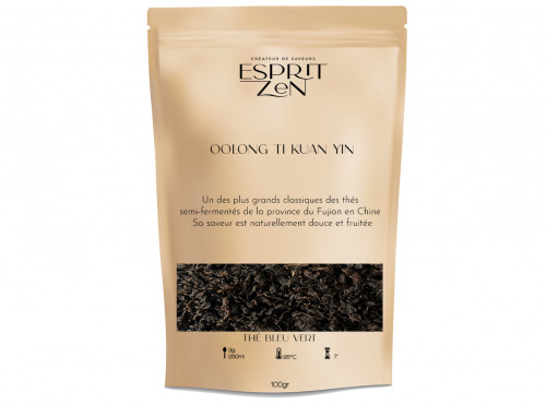 Esprit Zen - Thé Bleu Vert "Ti Kuan YIn" - Sachet 100g