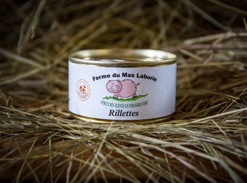 La Ferme du Mas Laborie - Rillettes pur porc - 190g