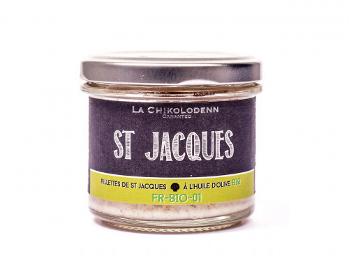 La Chikolodenn - Rillettes De Saint Jacques À L'huile D'olive Bio