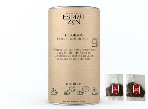 Esprit Zen - Rooïbos "Soleil d'Agrumes" - Boite de 20 Infusettes