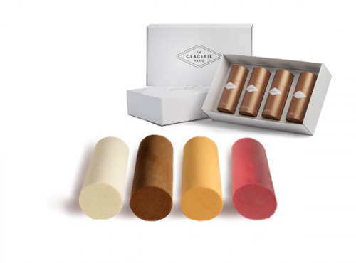 La Glacerie par David Wesmaël - Meilleur Ouvrier de France - Coffret Découverte De 4 Tubes Glacés