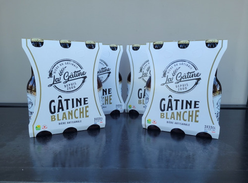 La Gâtine - 4 packs de bières blanches artisanales : 3 x 33 cl