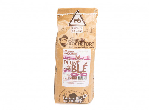 Famille Rochefort - Farine de blé bio T150 (intégrale) 1 kg