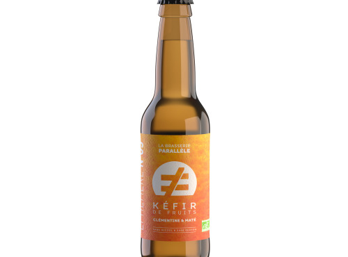 La Brasserie Parallèle - Kéfir de Fruits - NOUVEAU Kéfir de Fruits EPHEMERE 03 - Clémentine & Maté - 6x33cl