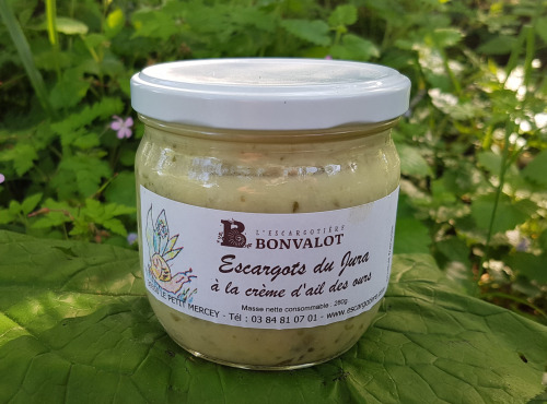 L’escargotière BONVALOT - Escargots à la Crème d'Ail des Ours