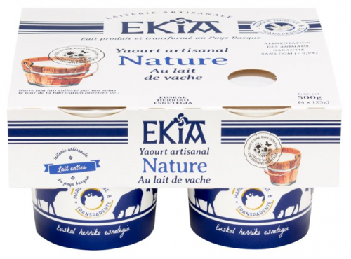 Bastidarra – Ekia - Yaourt Nature 4*125 gr