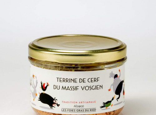 Les foies gras du Ried - Terrines de Cerf du Massif Vosgien (35% viande de Cerf)