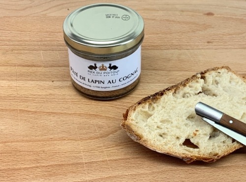 Eleveurs d'Orylag - REX DU POITOU - Pâté de lapin au Cognac 90g