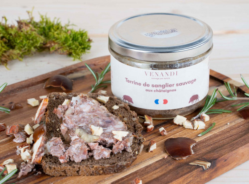 Venandi Sauvage par Nature - Terrine Sanglier Sauvage Français aux Châtaignes