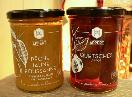 Monsieur Appert - Lot Pêche en dessert /Quetsche en sirop