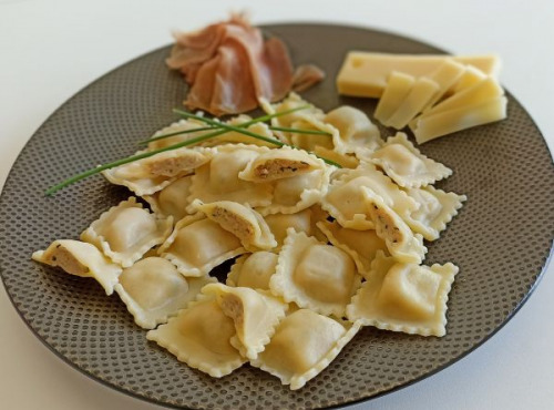 Lioravi, l'authentique pâte fraîche ! - [SURGELE] Colis Raviolis Jambon Emmental 4x500g