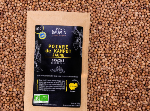 Epices Max Daumin - Poivre Jaune de Kampot - Bio & IGP