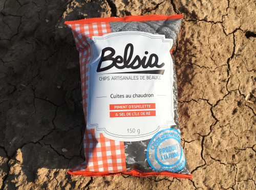 Chips BELSIA - Chips Artisanale au Piment d'Espelette AOP x10