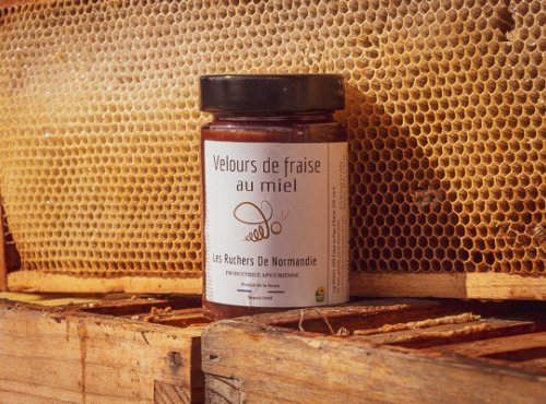 Les Ruchers de Normandie - Confiture de Fraise au miel 240g