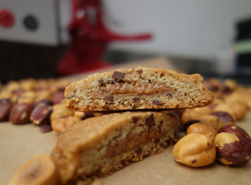 Pâtisserie Kookaburra - Cookies Noisettes fourrés aux Gianduja