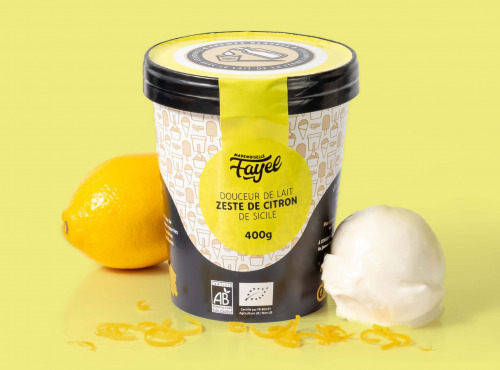 Mademoiselle Fayel - Sorbet citron  gourmand et rafraichissant - 100% Bio x4