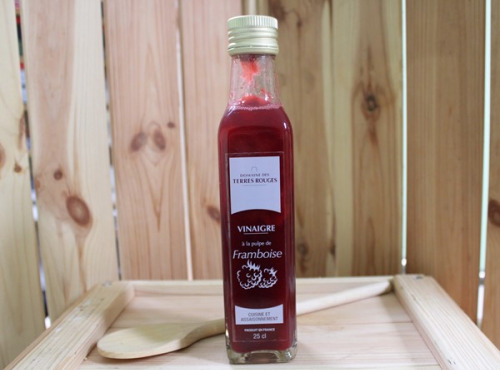 Domaine des Terres Rouges - Vinaigre à la Pulpe de Framboise 25 cl